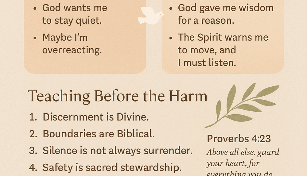 Before the Harm: God’s Lesson on Safety