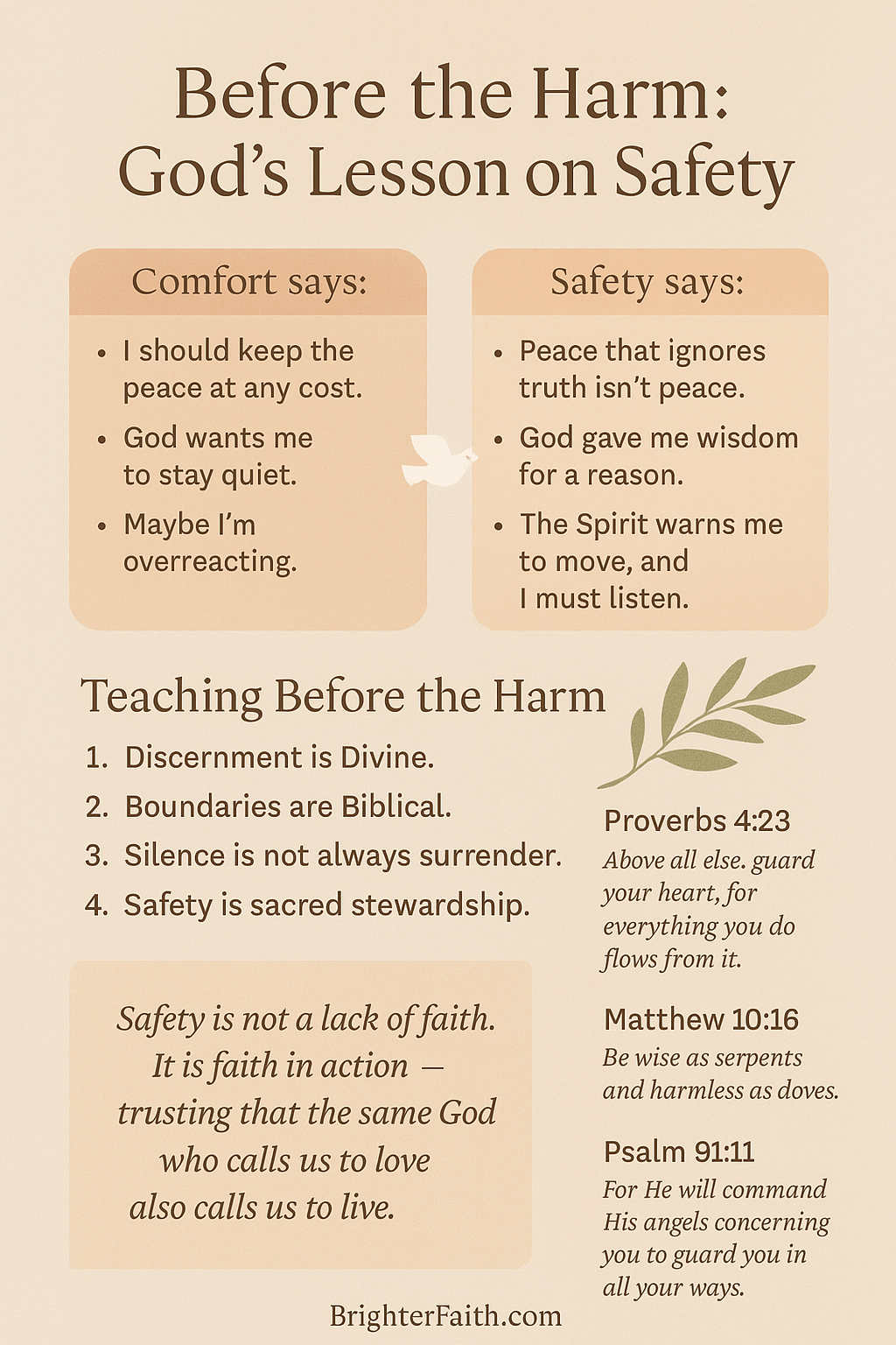 Before the Harm: God’s Lesson on Safety