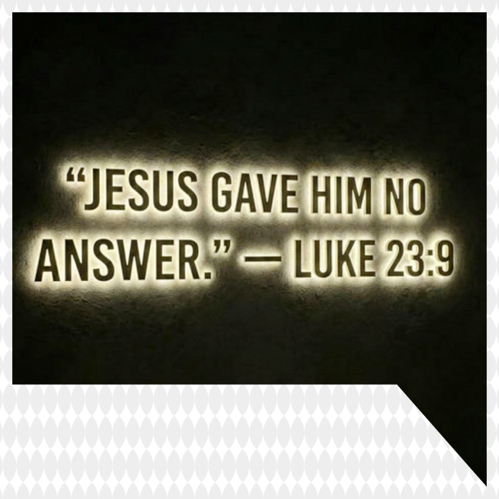 Luke 23 9